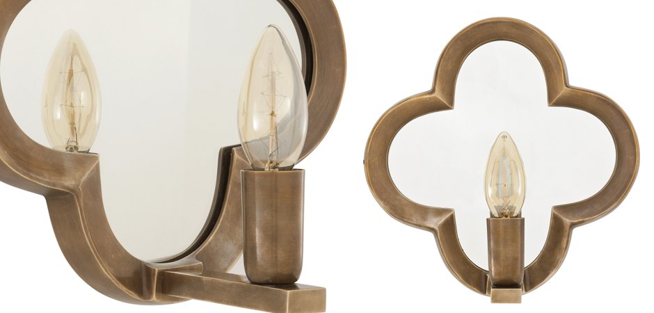 Бра Eichholtz Wall Lamp West Lake Brass - Loft-Concept в Казани