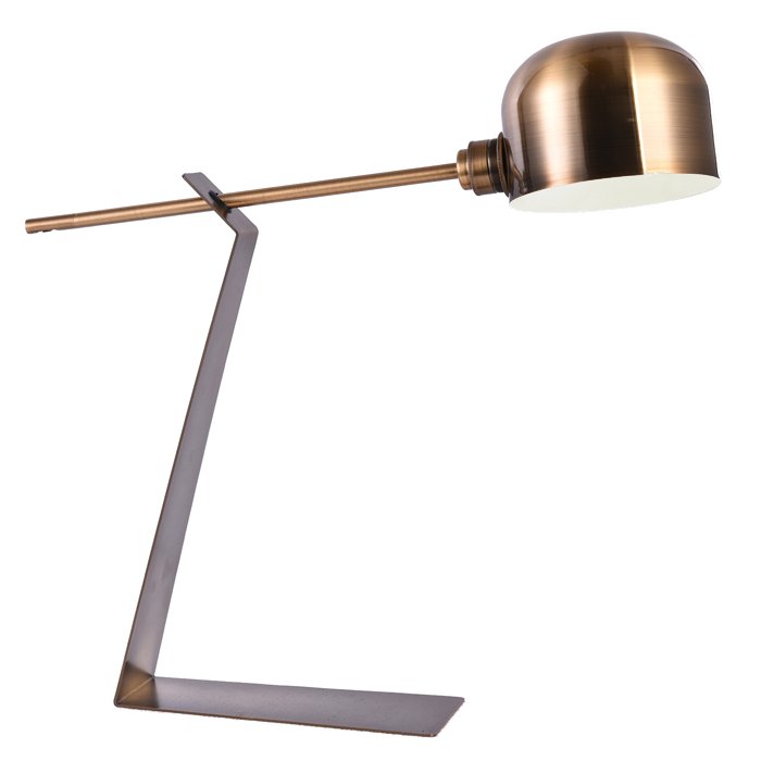 Рабочая лампа Brass Loft Table Lamp II Латунь в Казани | Loft Concept 