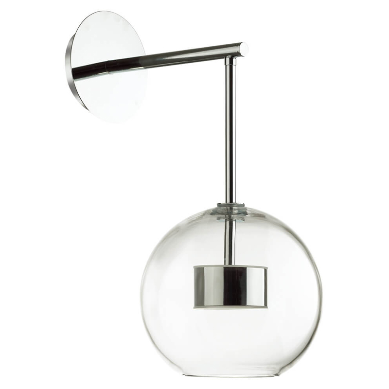 Бра Transparent Bubble Sconce chromium Прозрачный Хром в Казани | Loft Concept 