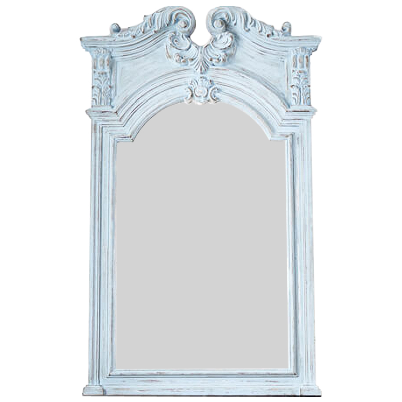 Зеркало Lupescu Mirror Pastel Blue Винтажный голубой в Казани | Loft Concept 