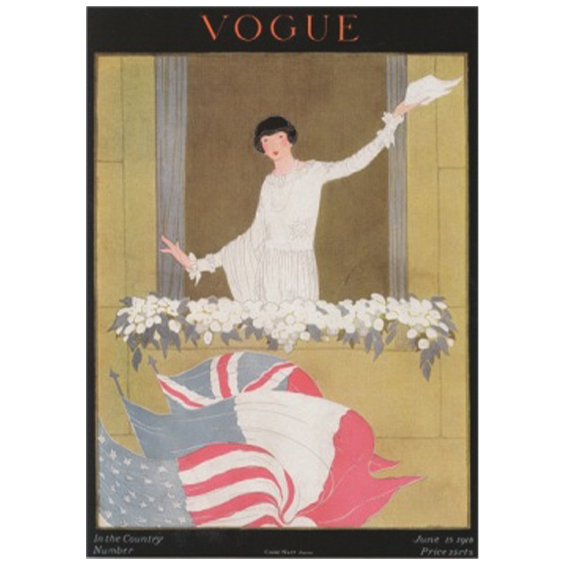 Постер Vogue Cover 1918 June  в Казани | Loft Concept 