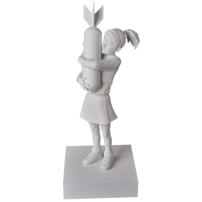 Статуэтка Banksy Bomb Hugger Sculpture White Белый в Казани | Loft Concept 