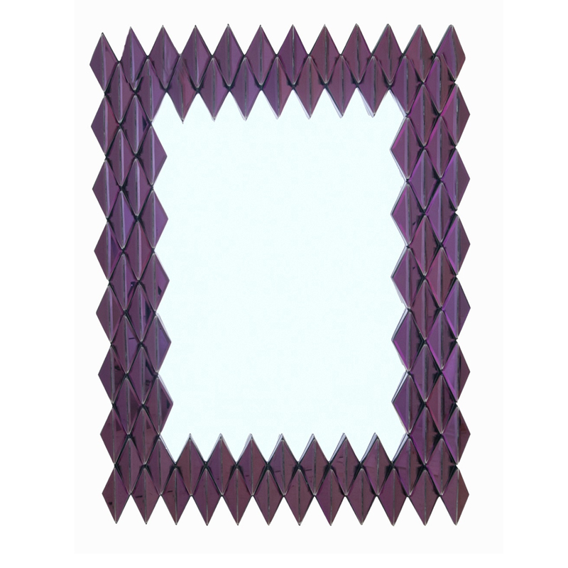 Зеркало Purple Rhombuses Mirror Фиолетовый в Казани | Loft Concept 