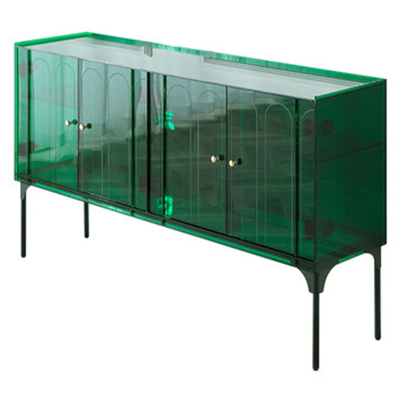 Зеленый комод из акрила Green Acrylic Furniture Chest of Drawers Зеленый в Казани | Loft Concept 