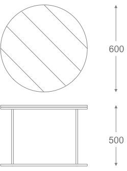 Стол Loft Wooden Round в Казани