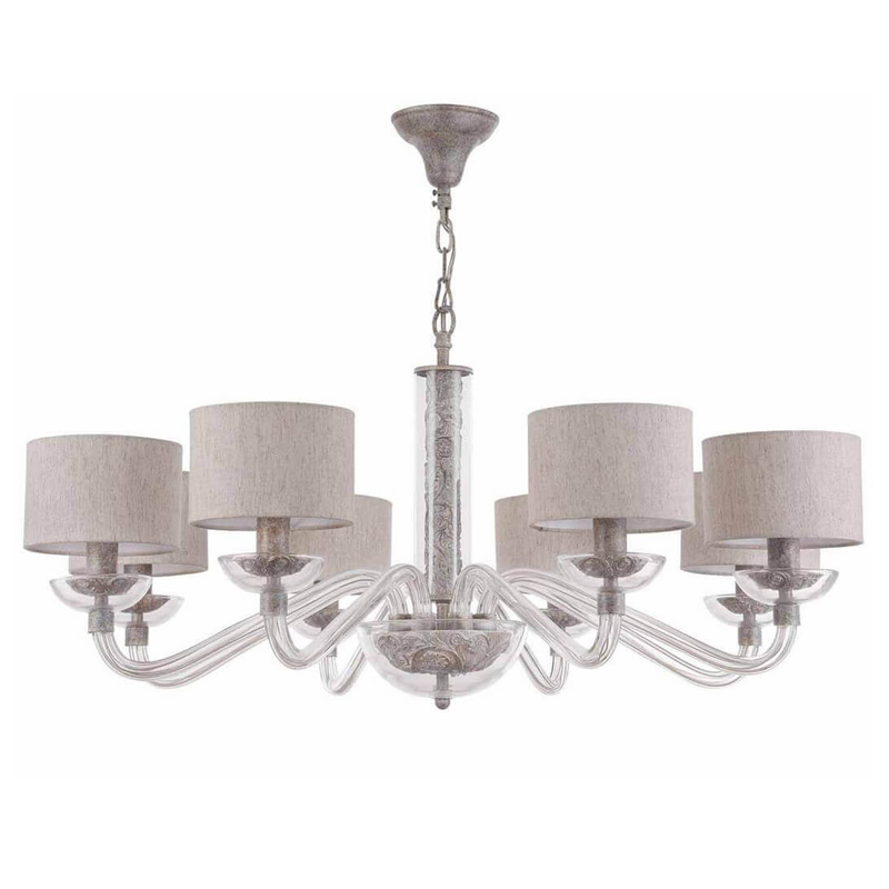 Люстра Sabella Light Chandelier 8 lamp Серый в Казани | Loft Concept 