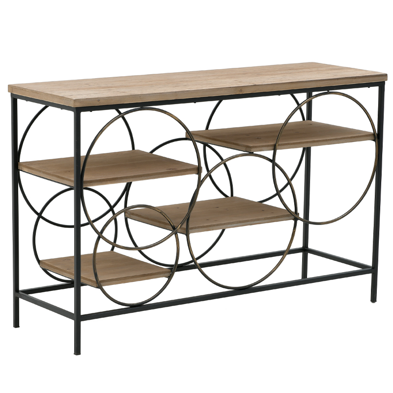 Консоль Circles Loft Console Черный Бежево-серый в Казани | Loft Concept 