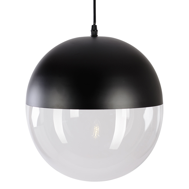 Подвесной светильник pendant lamp SPHERE 1 Черный Прозрачное Стекло в Казани | Loft Concept 