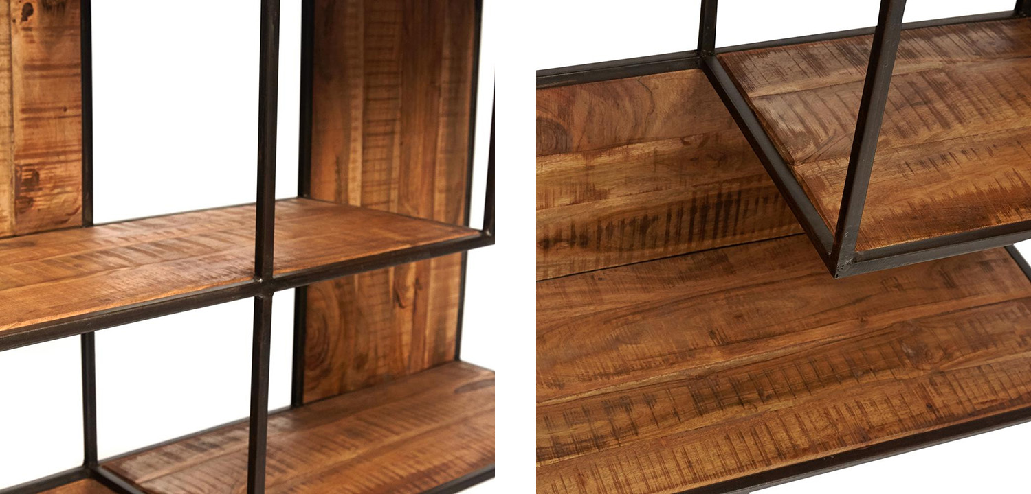 Стеллаж Loft Acacia Shelving big - фото