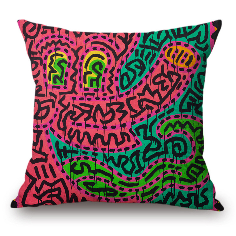 Подушка Keith Haring 15 Мульти в Казани | Loft Concept 