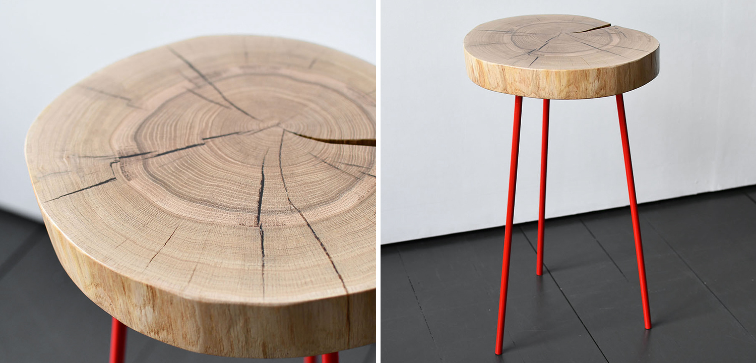 Приставной стол Jonty Industrial Metal Rust Side Table - фото