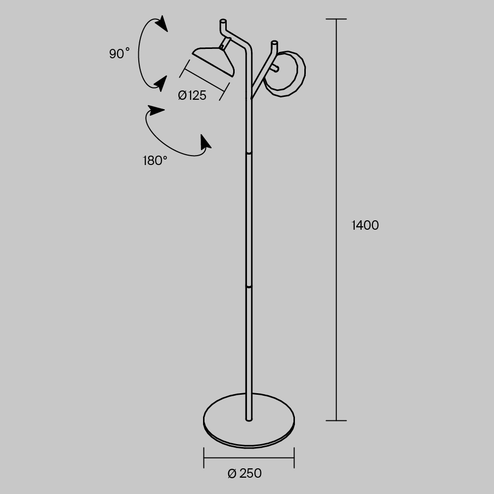 Напольный светильник Combo 3000-6000К 20Вт в Казани