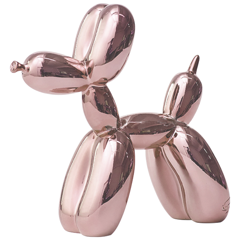 Статуэтка Jeff Koons Balloon Dog Chrome Pink Розовое золото в Казани | Loft Concept 