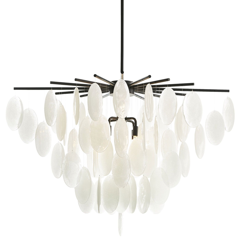 Люстра Arteriors TIFFANY CHANDELIER Черный Прозрачный в Казани | Loft Concept 