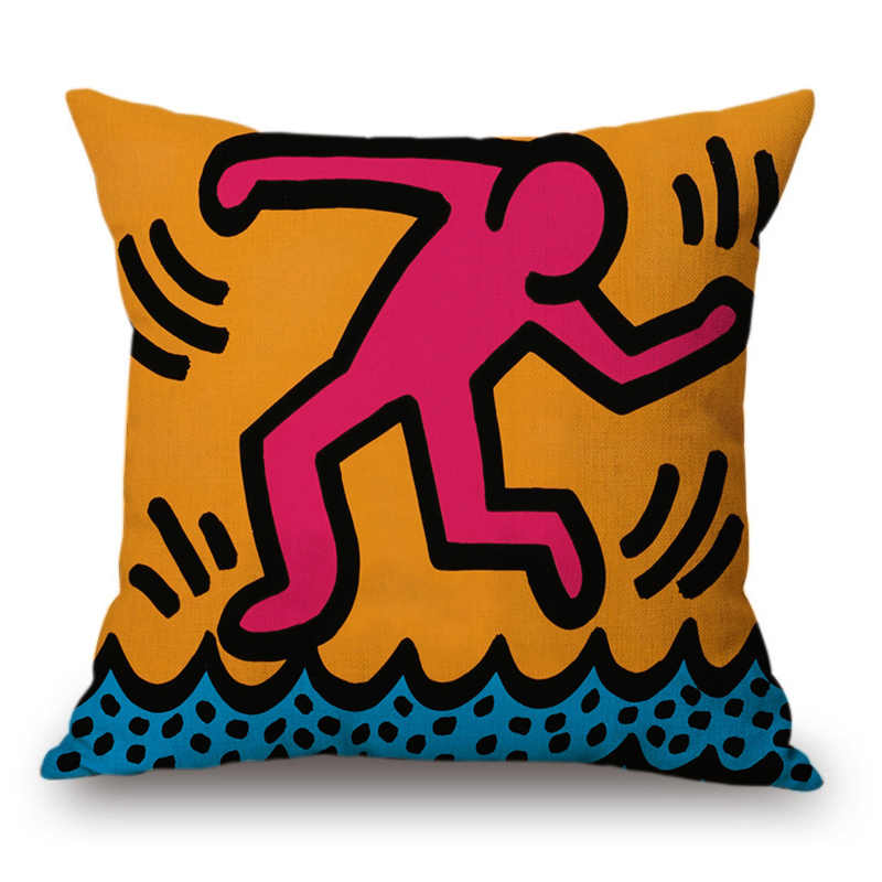 Подушка Keith Haring 4 Мульти в Казани | Loft Concept 