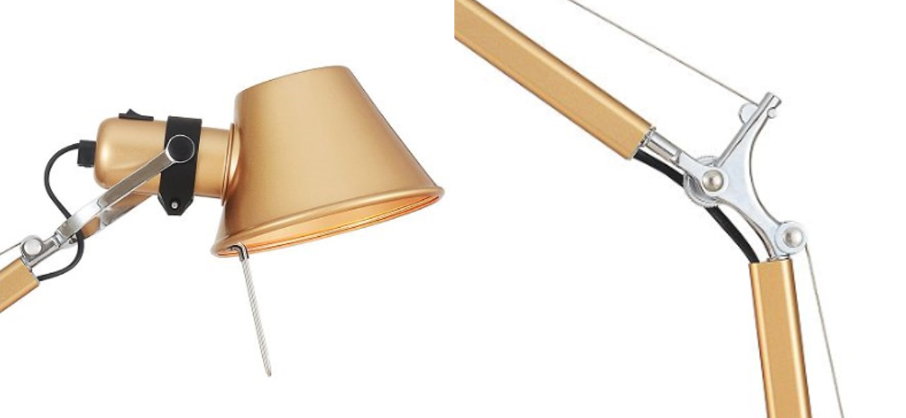 Настольная лампа с креплением на столешницу Artemide - фото