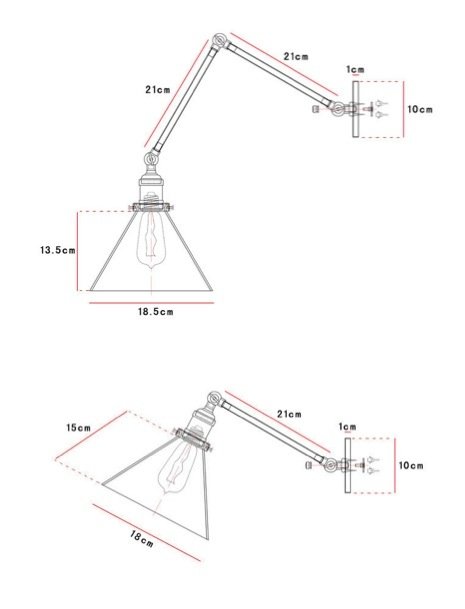 Бра Gloce Cone Shade Loft Industrial Glass в Казани