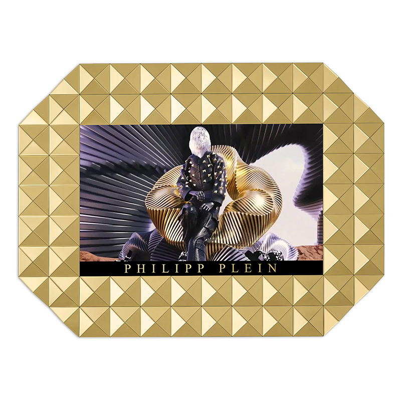 Экран Philipp Plein GOLD STUD NFT XL 65 дюймов Золотой Зеркало в Казани | Loft Concept 