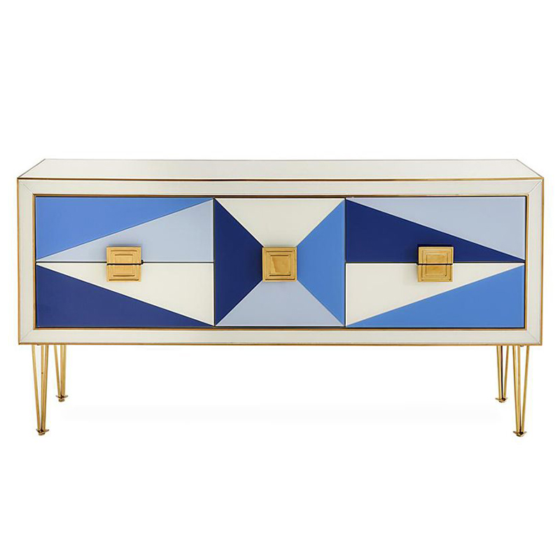 Комод JONATHAN ADLER HARLEQUIN CREDENZA - BLUE Мульти в Казани | Loft Concept 