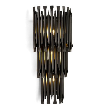 Бра MATHENY III WALL LAMP by DELIGHTFULL Black Черный матовый в Казани | Loft Concept 