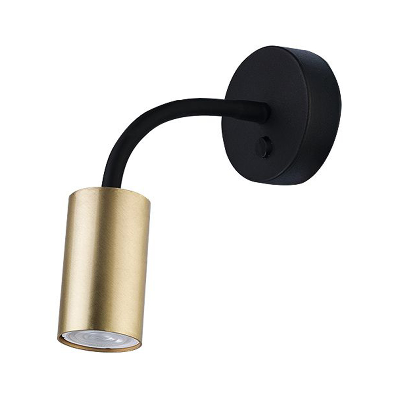 Бра Noor Spot Wall Lamp brass Латунь Черный в Казани | Loft Concept 