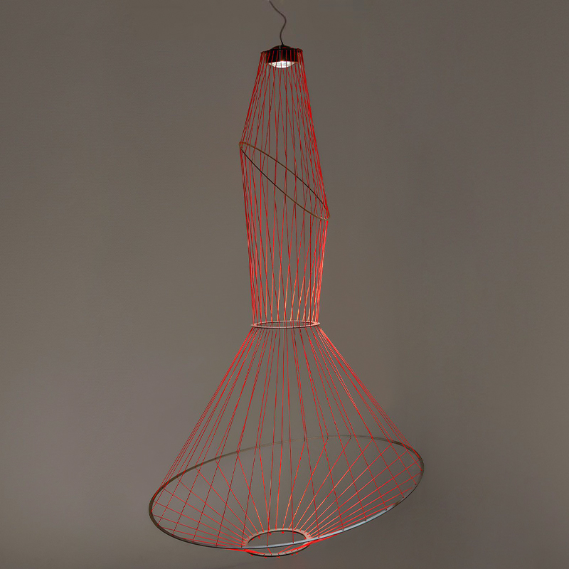 Люстра Light Threads Object Lighting Красный Черный в Казани | Loft Concept 