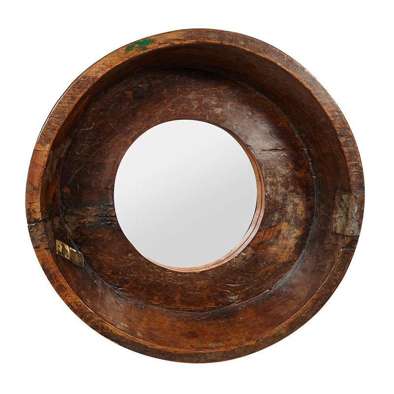 Зеркало Antique Indian Mango Wood Mirror Коричневый в Казани | Loft Concept 