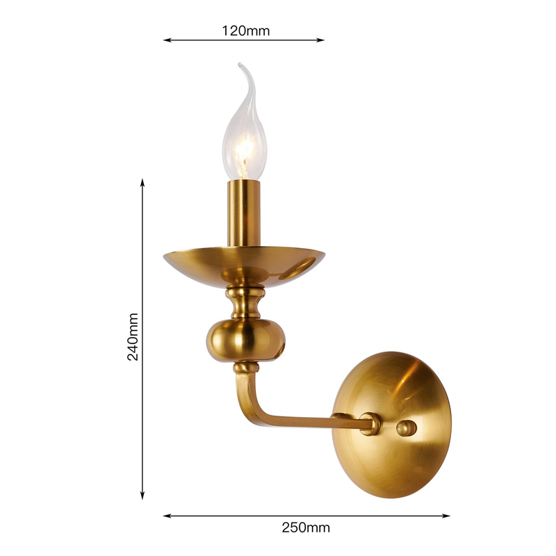 Бра бронзового цвета Candelabrum в Казани