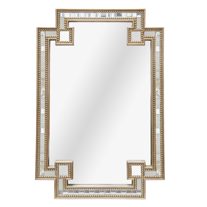 Зеркало Wallace Mirror gold edging Золотой в Казани | Loft Concept 