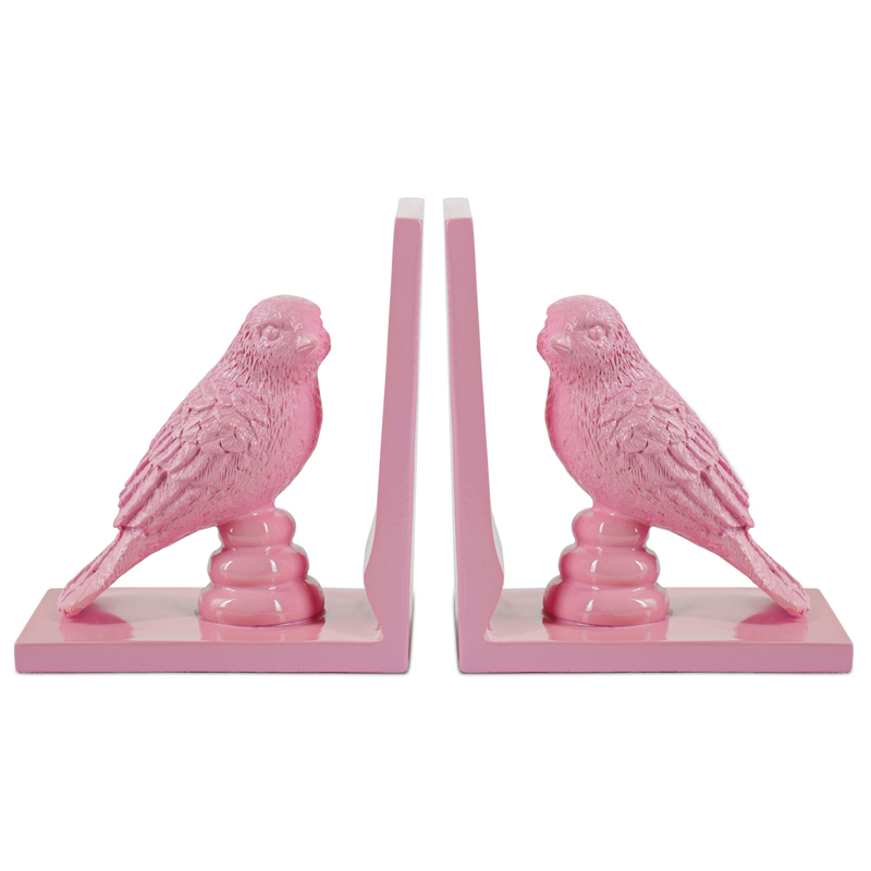 Держатель для книг Pink Birds Book Holder Розовый в Казани | Loft Concept 