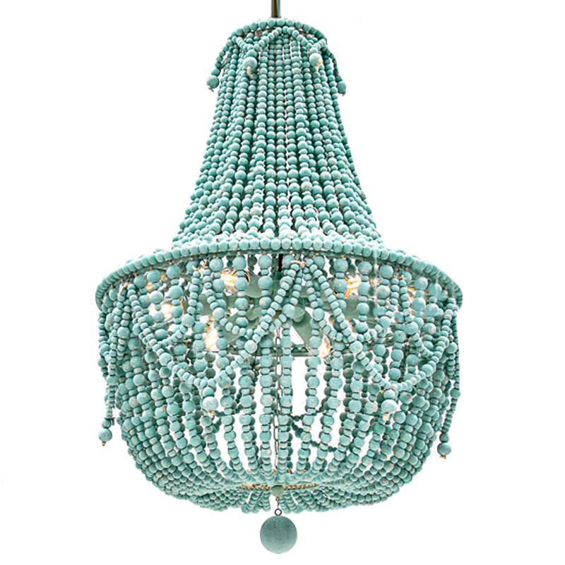 Люстра Chanteuse Chandelier Turquoise Бирюзовый в Казани | Loft Concept 