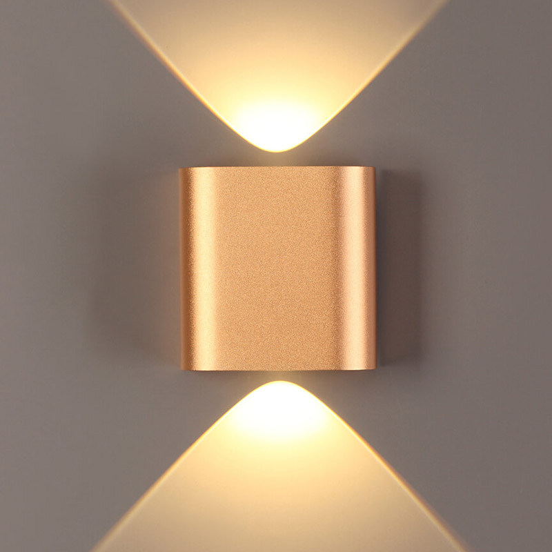 Бра Obverse Gold Square Wall lamp Золотой в Казани | Loft Concept 