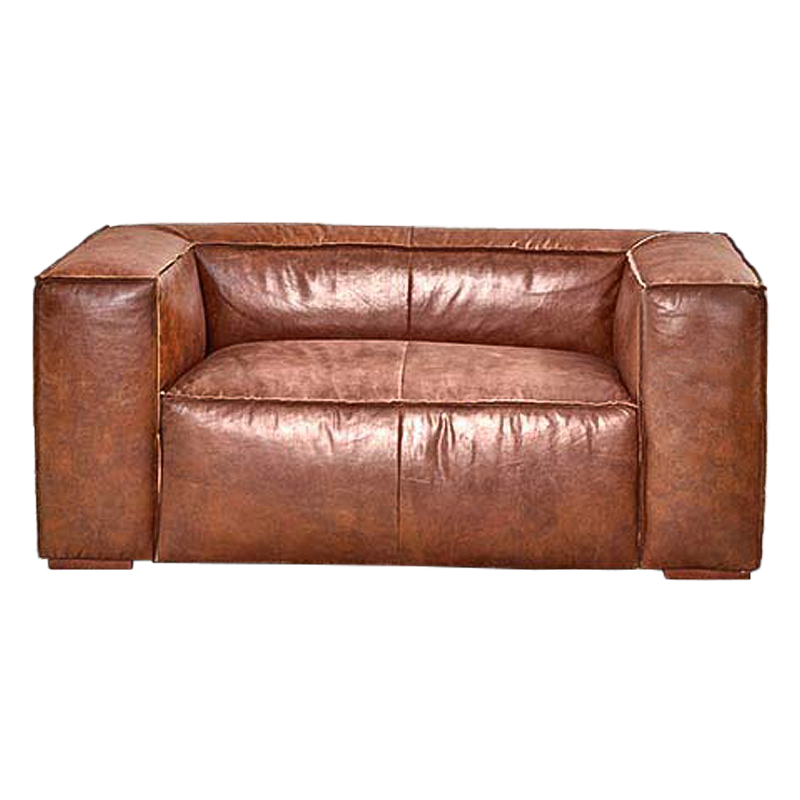 Диван Leather Softness Sofa Коричневый в Казани | Loft Concept 