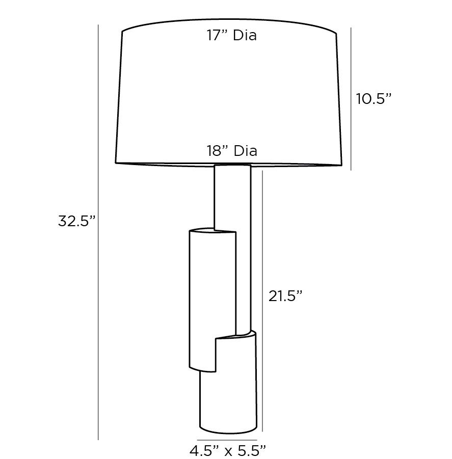 Дизайнерская настольная лампа PEPPERDINE LAMP в Казани