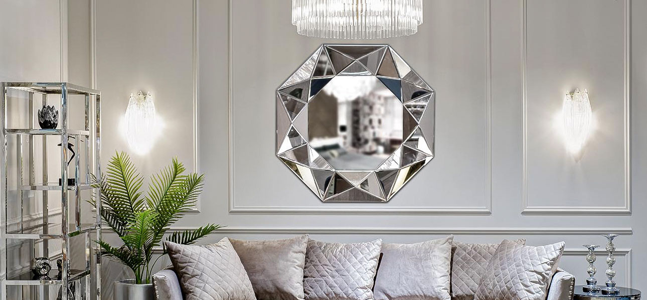 Зеркало с декором Mitte - фото