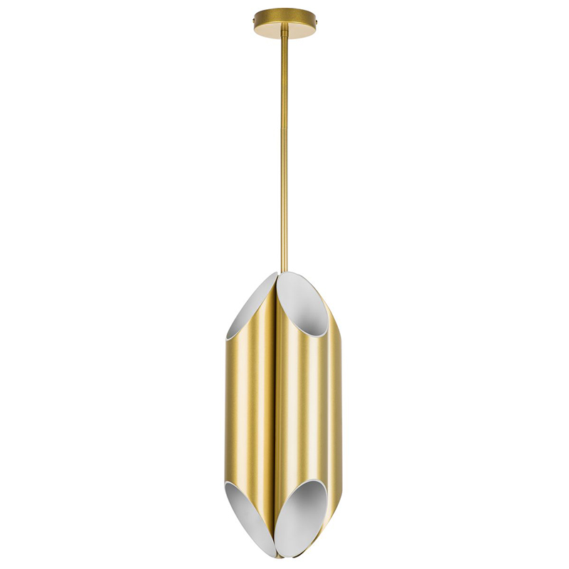 Подвесной светильник Garbi Gold Pipe Organ Hanging Lamp Золотой Белый в Казани | Loft Concept 