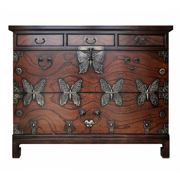 Китайский комод Chinoiserie chest of drawers Butterfly  в Казани | Loft Concept 