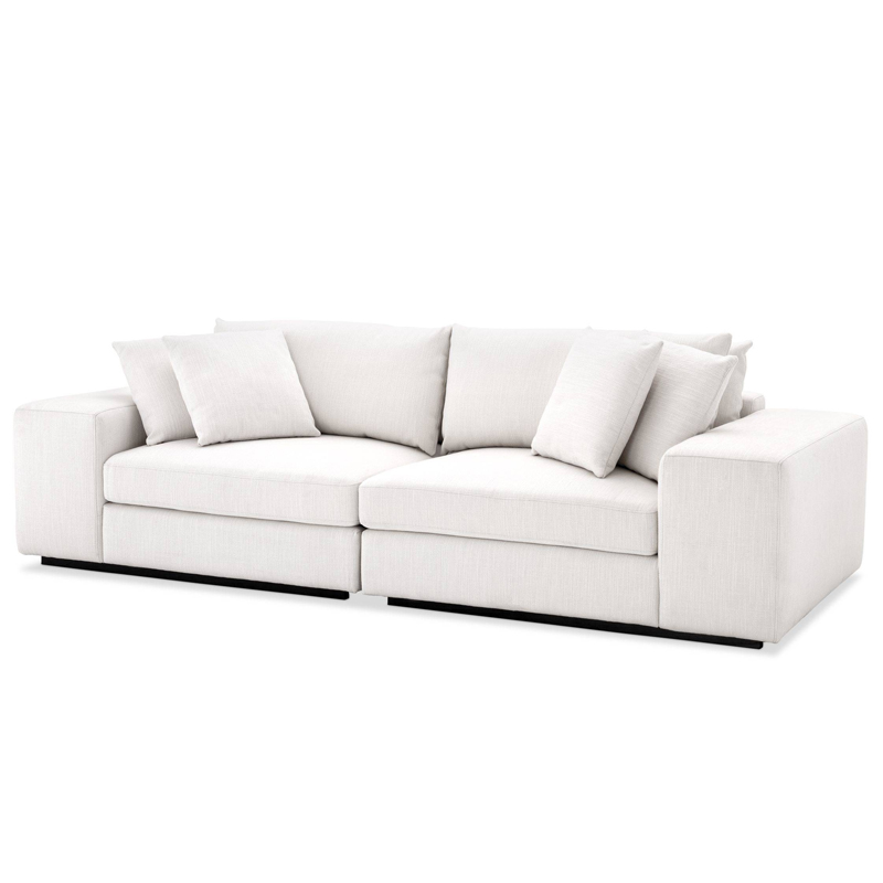 Диван Eichholtz Sofa Vista Grande white Белый Черный в Казани | Loft Concept 