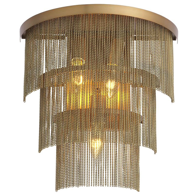 Бра Eichholtz Wall Lamp Tissot Brass Латунь в Казани | Loft Concept 