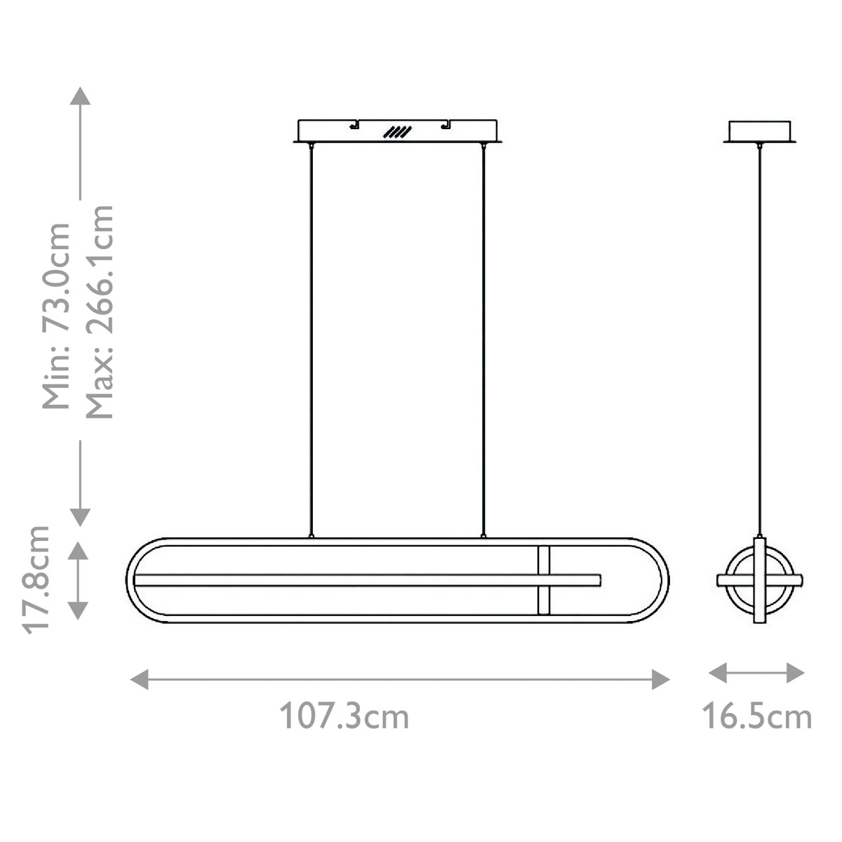 Подвесной светильник с вытянутой овальной формой Eurofase в Казани