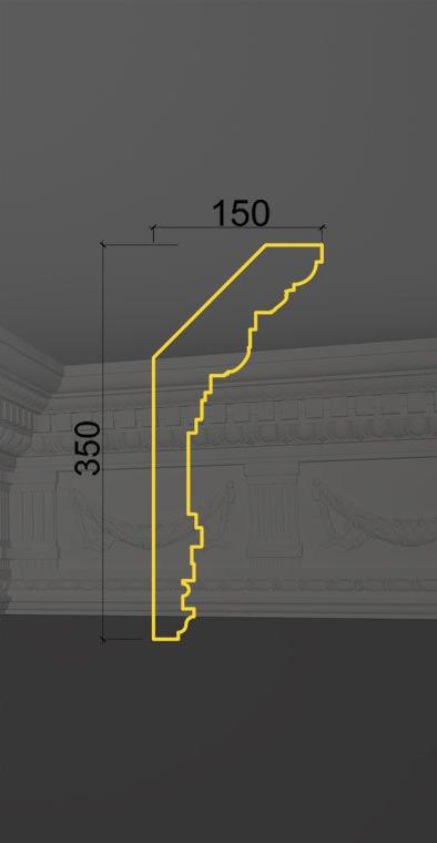 Карниз с орнаментом KO-27 в Казани