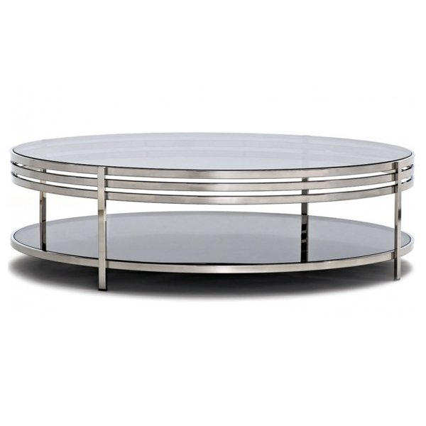 Столик Ula Round coffee table ULA002 Нержавеющая сталь в Казани | Loft Concept 