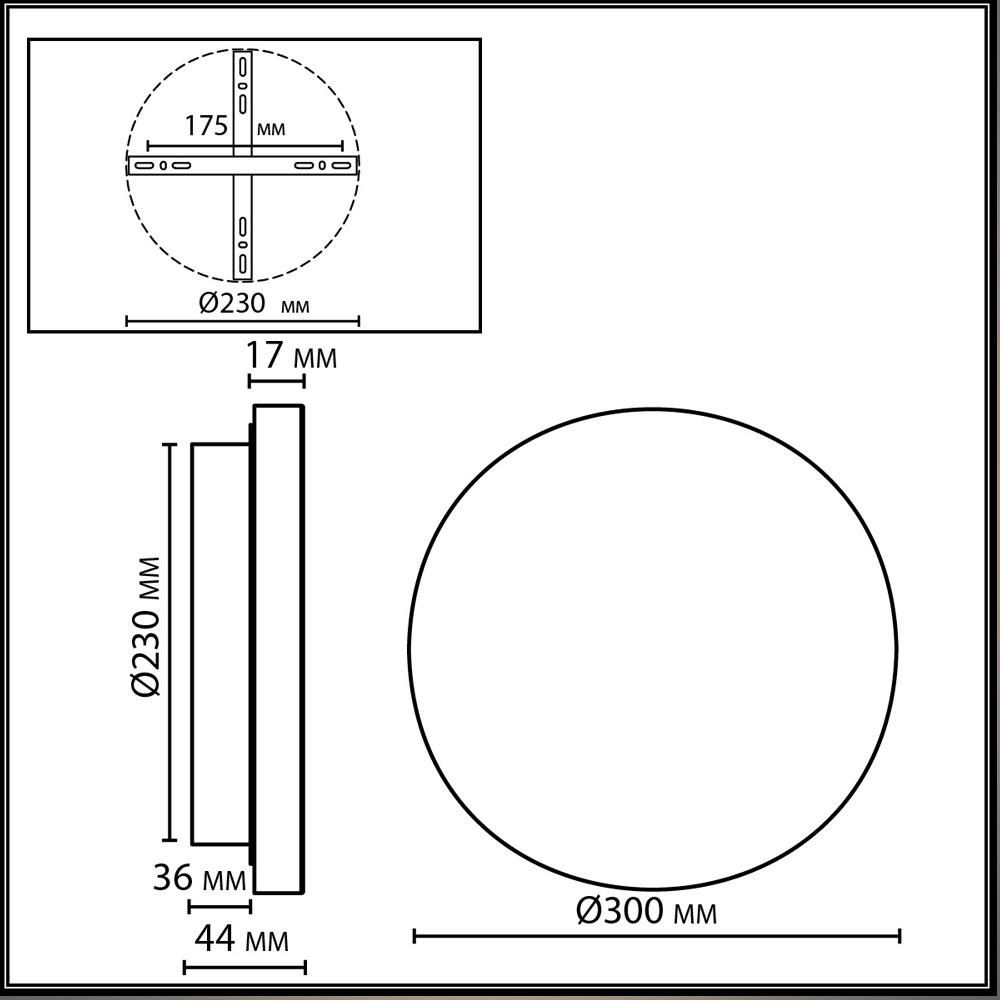 Бра круглое натуральная Пробка Natural Cork в Казани