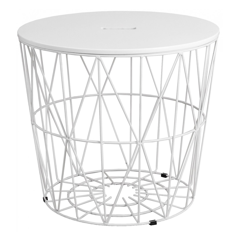 Приставной стол Cambria Side Table white Белый в Казани | Loft Concept 