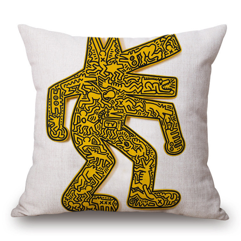 Подушка Keith Haring 14 Мульти в Казани | Loft Concept 