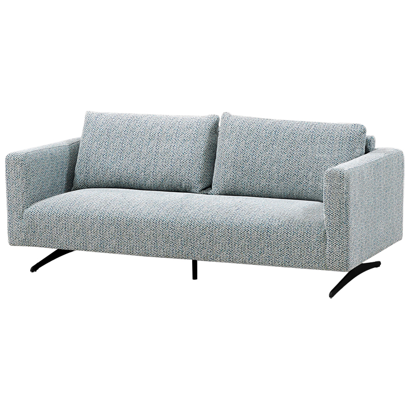 Диван Callie Blue Sofa Голубой Черный в Казани | Loft Concept 