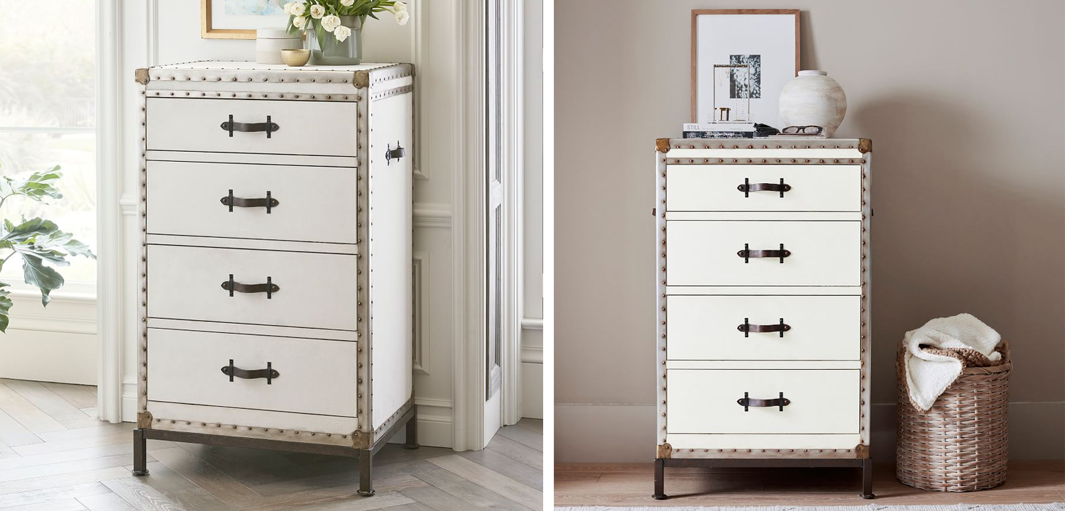 Комод в винтажном стиле Vintage Chests Mini Белый - фото