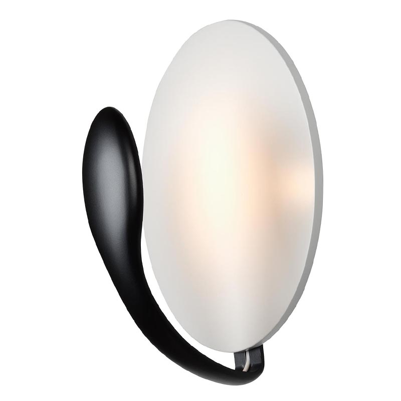 Бра Devi Black Spot Wall Lamp Белый Черный в Казани | Loft Concept 