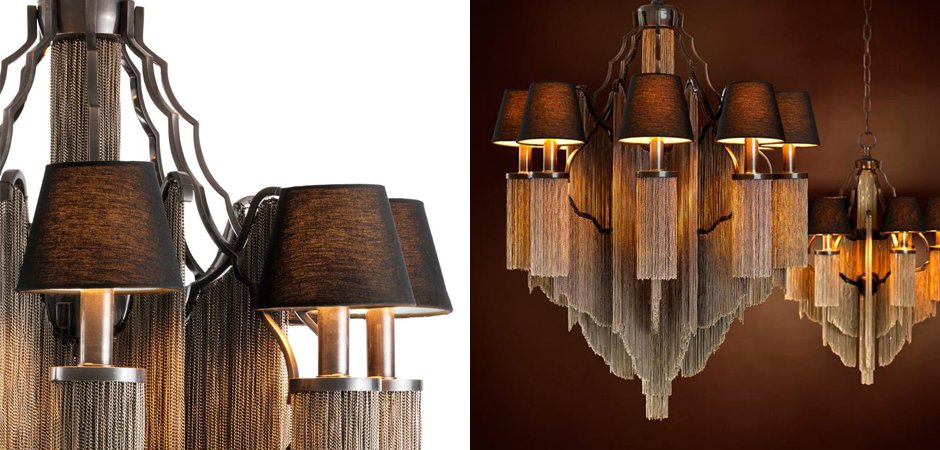 Люстра Eichholtz Chandelier Fringe L - Loft-Concept в Казани