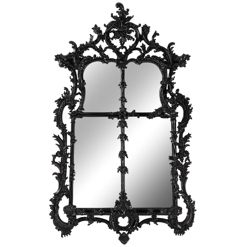 Зеркало Emblemes Mirror Black Wood Черный в Казани | Loft Concept 